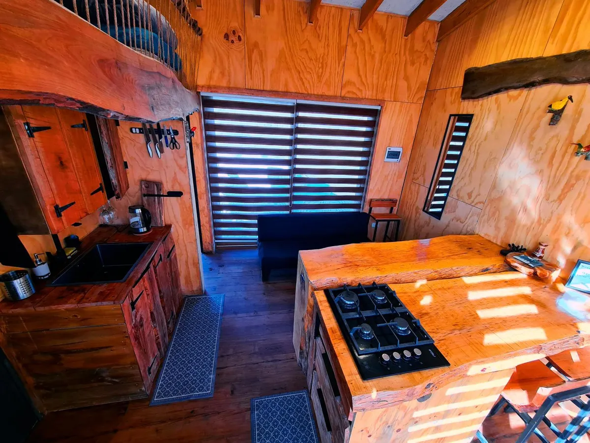 a 15 min de Malalcahuello - Mejor Vista Refugio en Malalcahuello - Cabaña para 4 personas