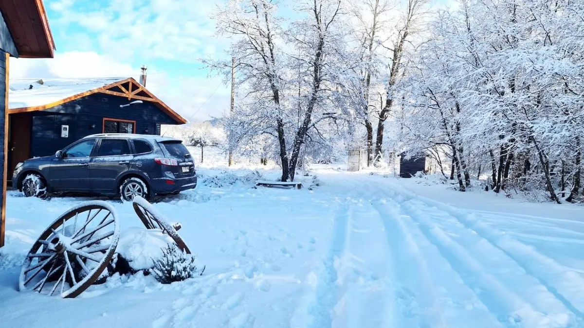 Cabaña acogedora en Shangrilá, Las Trancas, cerca de Termas de Chillán y pistas de ski en Las Trancas - Cabaña para 6 personas