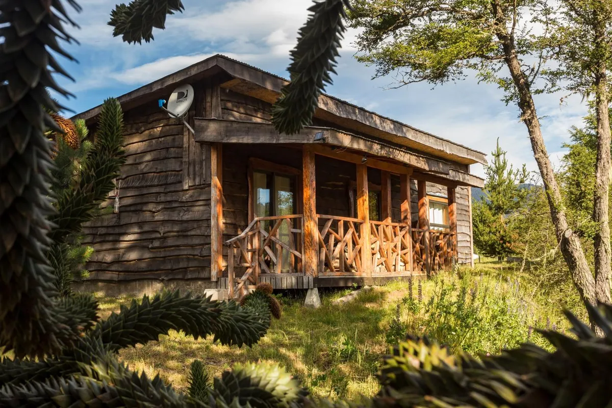 Cabaña Malalcahuello con Playa de Río en Malalcahuello - Cabaña para 6 personas