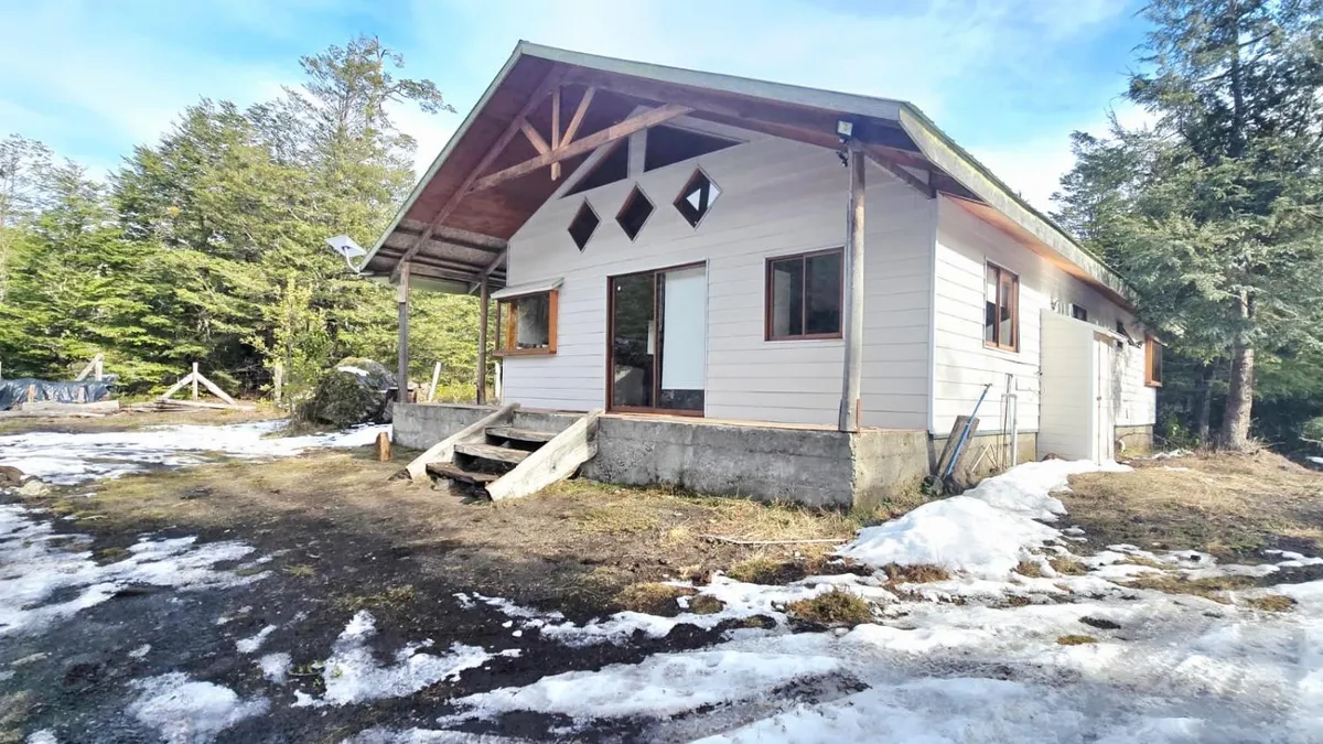 Cabaña Nieve, Tinaja y Vista al Volcán en Curacautín - Cabaña para 6 personas