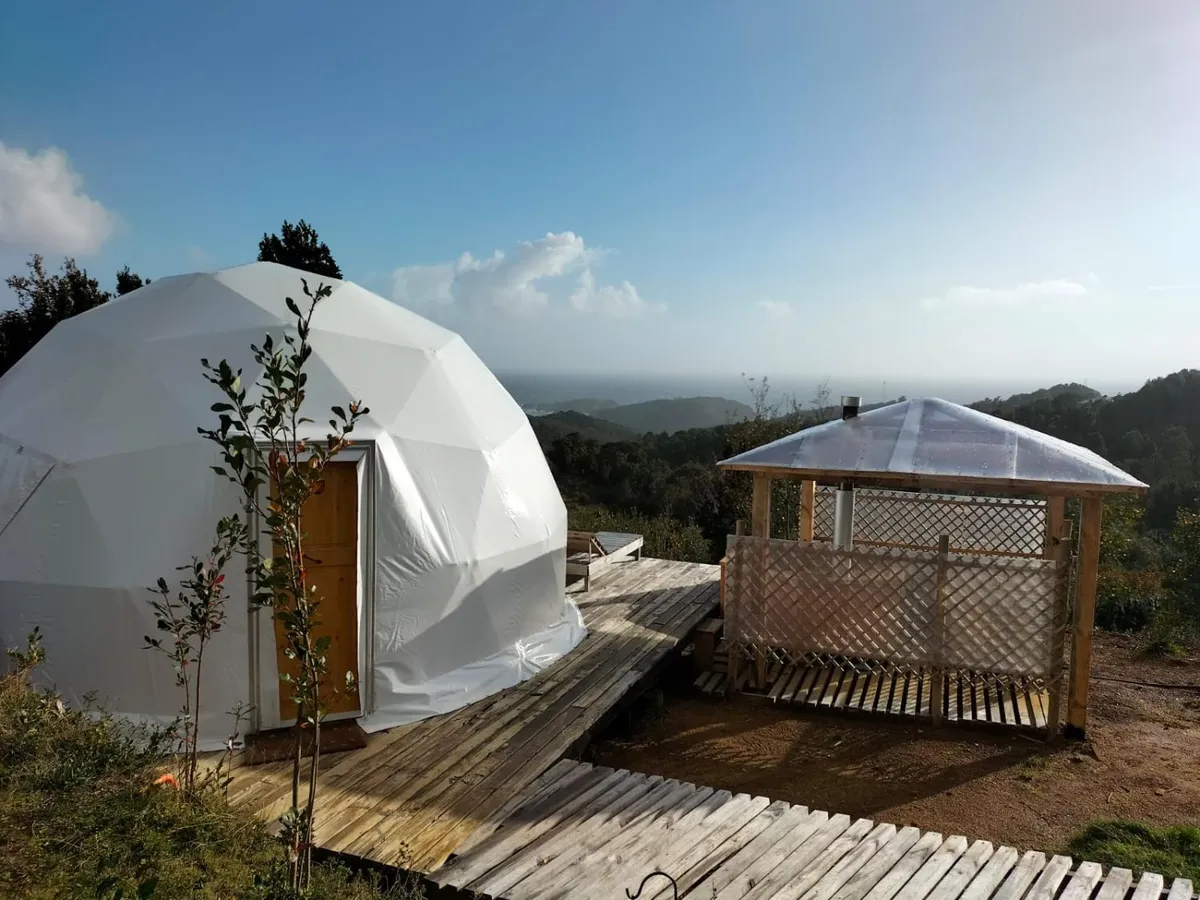 Domo con tinaja, Estaquilla en Puerto Montt - Cabaña para 2 personas