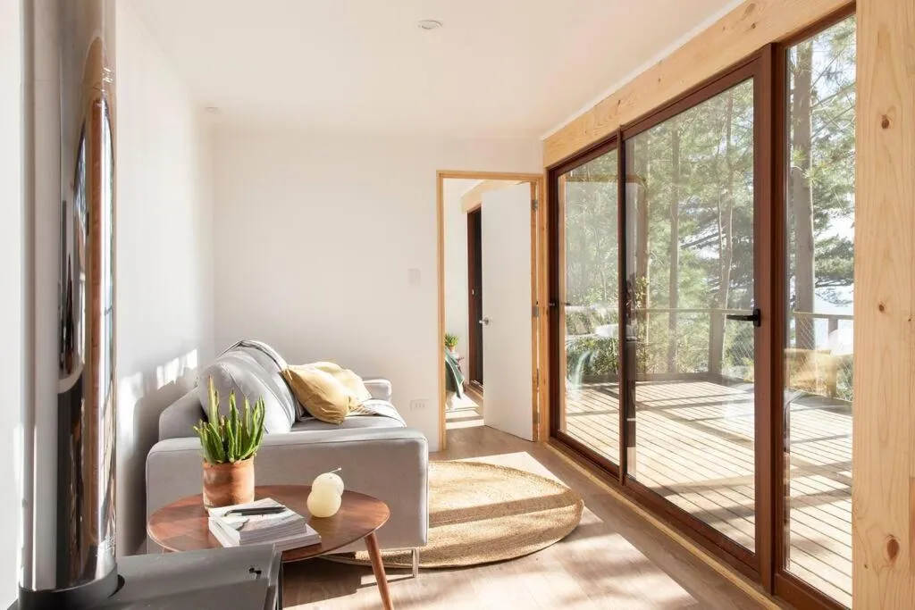 Duerme y despierta en el Mar en Constitución - Cabaña para 2 personas