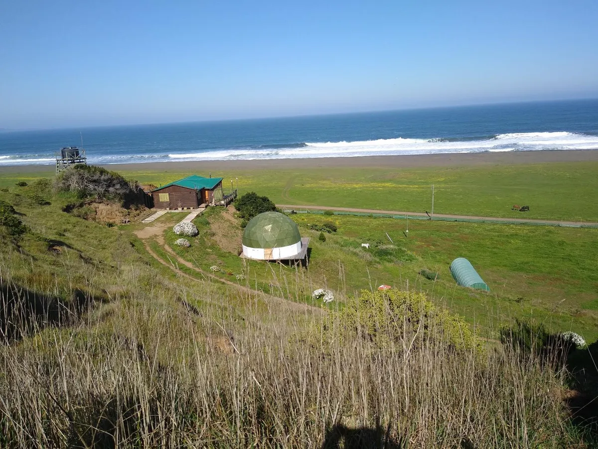 Frente al mar campo y playa en Constitución - Cabaña para 4 personas